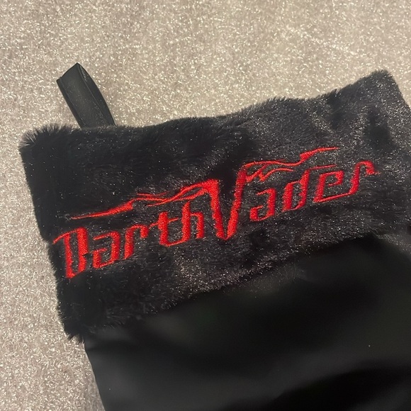 STAR WARS DARTH VADER Kurt Adler Christmas Stocking 2012 EUC LucasFilm black - Picture 3 of 9